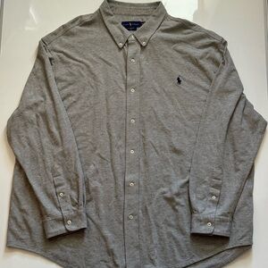 Ralph Lauren Gray Casual Button Down Shirt